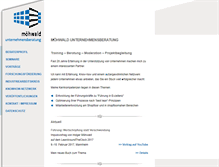 Tablet Screenshot of moehwald-unternehmensberatung.de